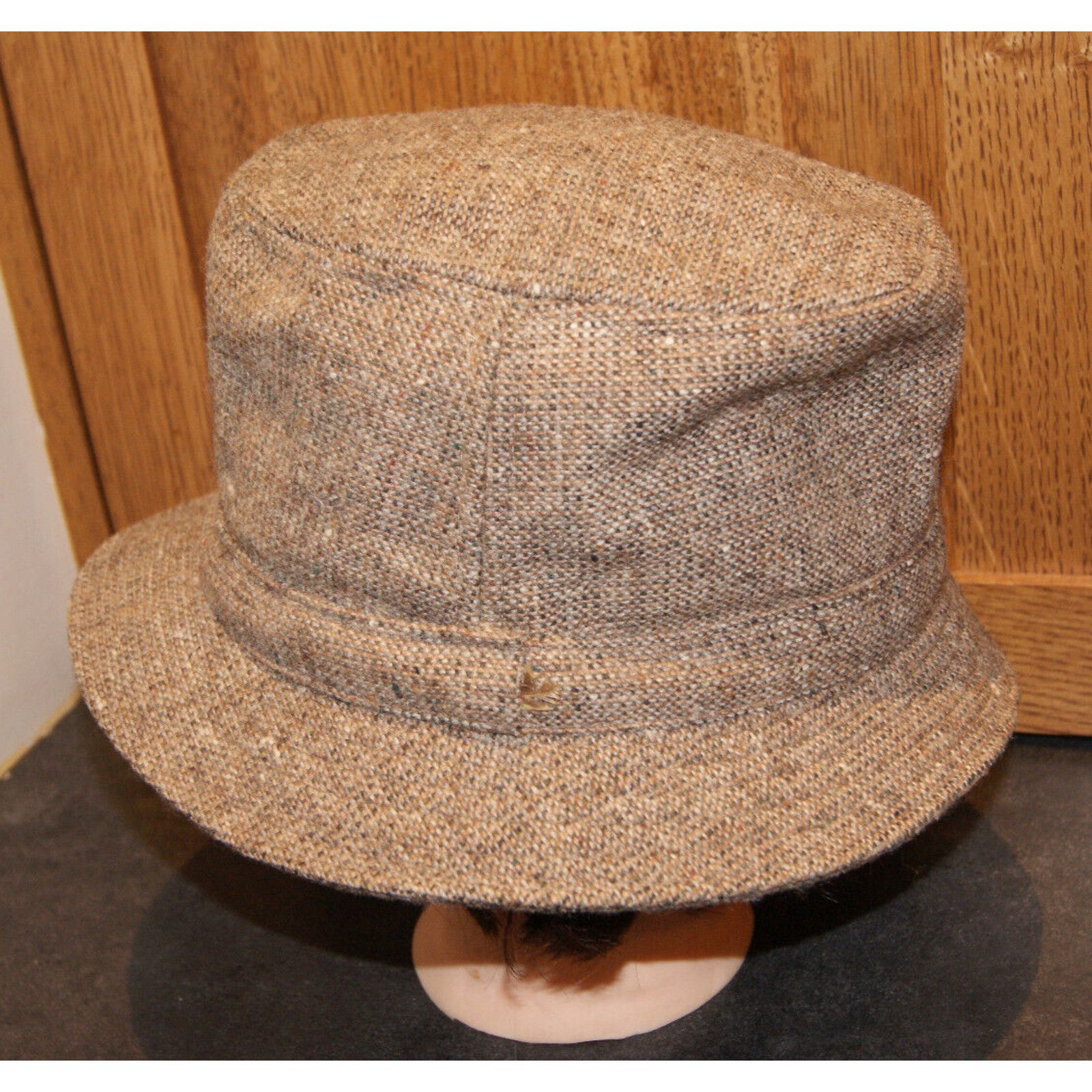 Other VTG Donegal Handwoven M Houndstooth Tweed Wool Fedora Size ONE SIZE - 6 Thumbnail