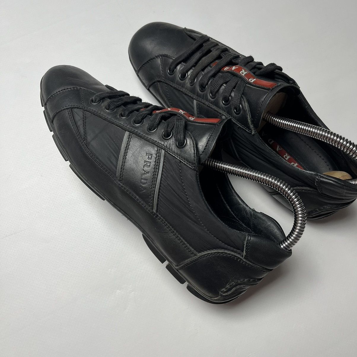 Prada Prada Leather Sneakers Size US 6.5 / EU 39-40 - 5 Thumbnail
