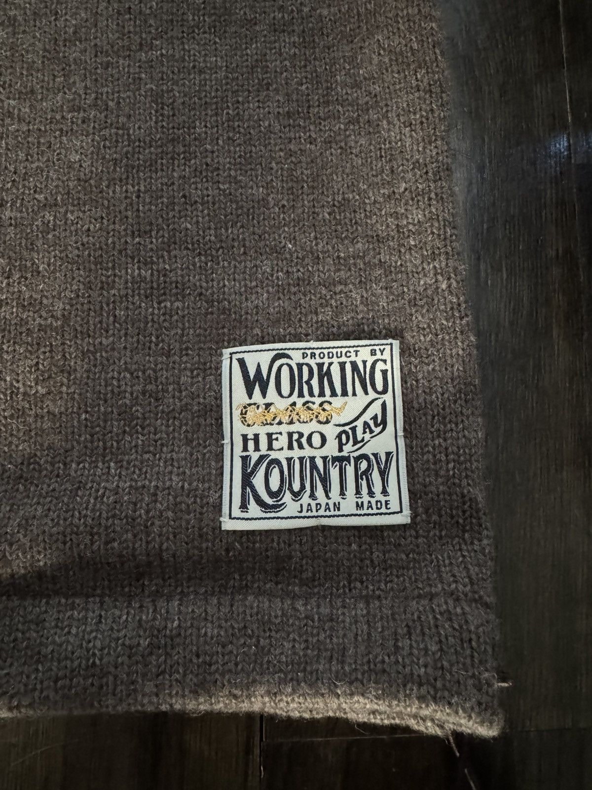 Kapital 5G Shetland Wool Half Zip Anorak Moca Size US L / EU 52-54 / 3 - 4 Thumbnail