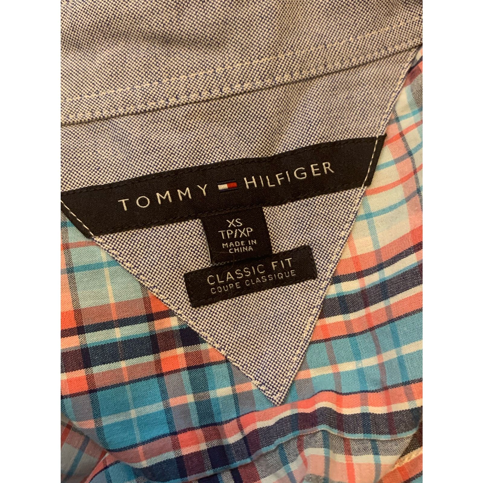 Tommy Hilfiger Tommy Hilfiger men plaid short sleeves button shirt size XS Size US XS / EU 42 / 0 - 3 Thumbnail