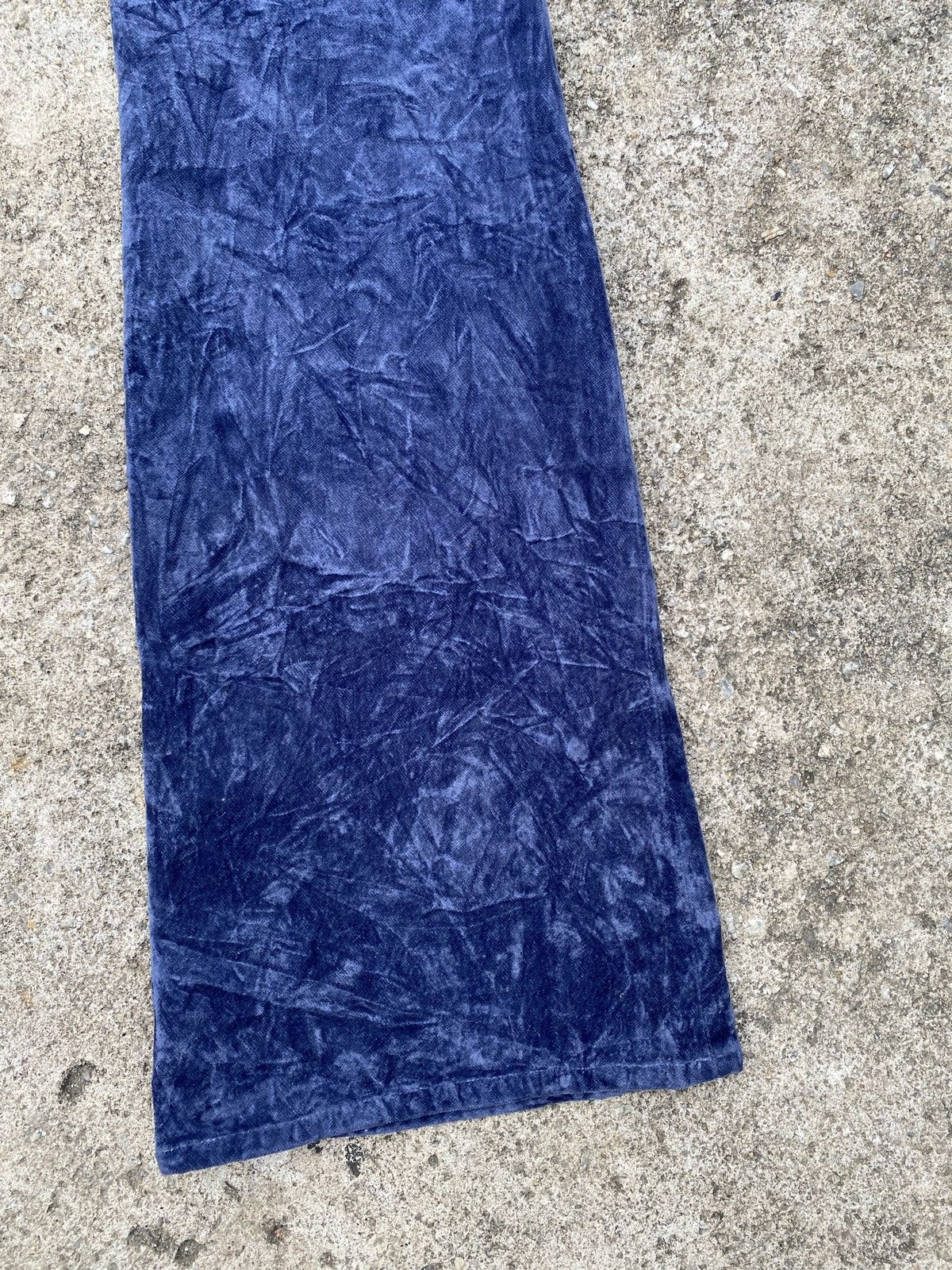 Japanese Brand × LE CIEL BLEU 2000s - Le Ciel Bleu Japan Velvet Low Rise Flare Pant Size US 29 - 11 Thumbnail