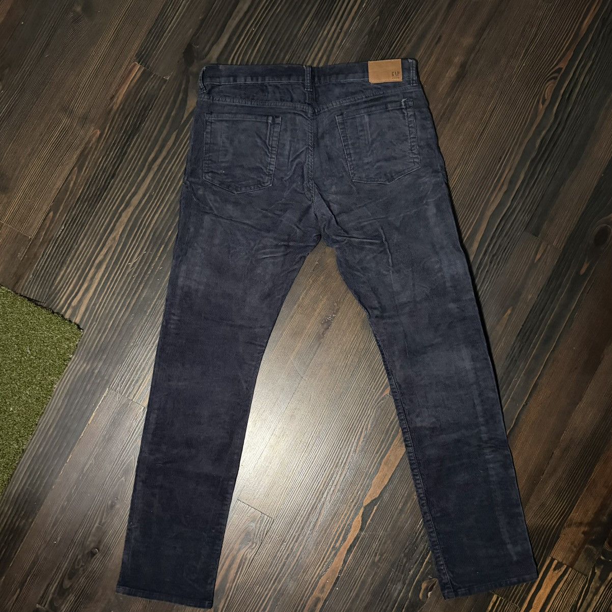 Gap Gap Slim Navy Blue Corduroy Pants Size US 31 - 2 Thumbnail