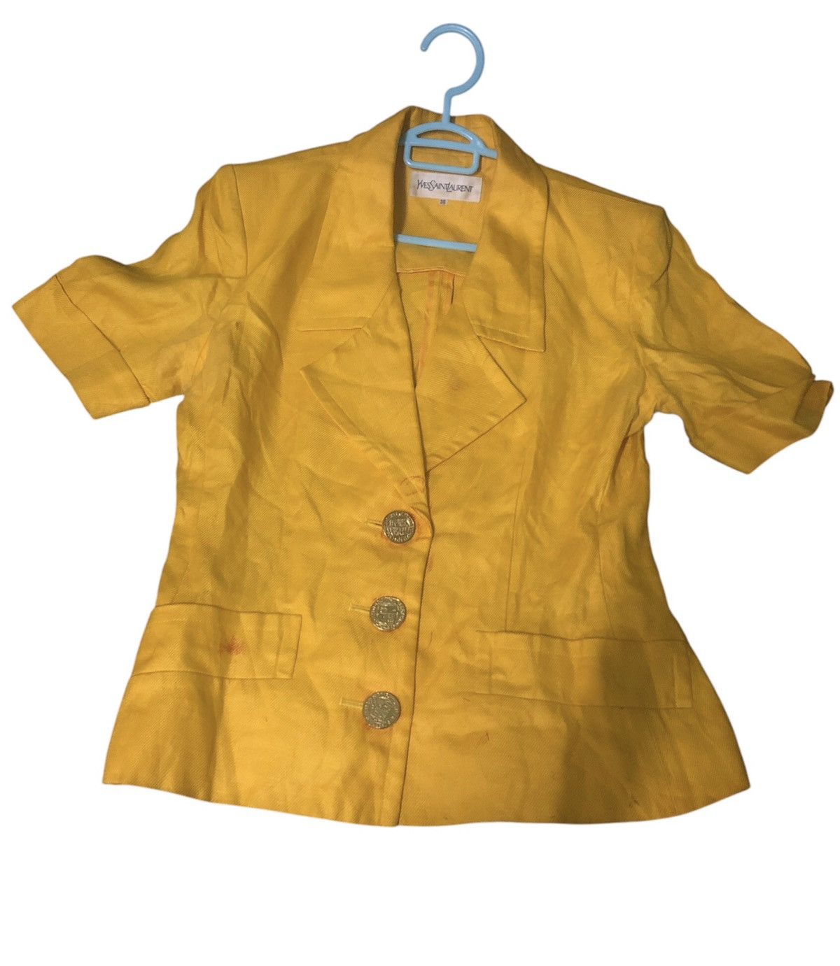Yves Saint Laurent VINTAGE YVES SAINT LAURENT BLAZER JACKET Size S / US 4 / IT 40 - 1 Thumbnail