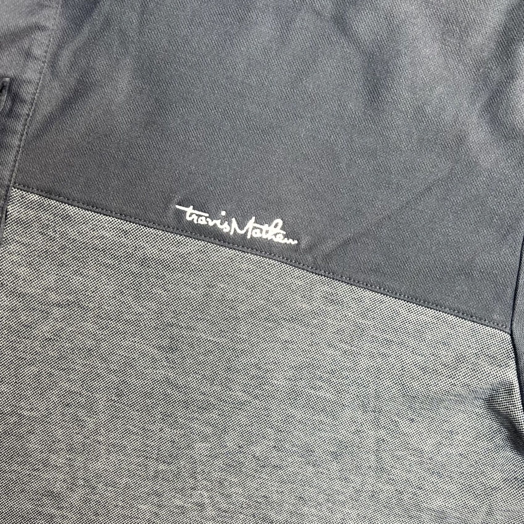 TravisMathew TravisMathew Polo Shirt Mens XL Gray Colorblock Golf Top Short Sleeve Casual Size US XL / EU 56 / 4 - 2 Thumbnail