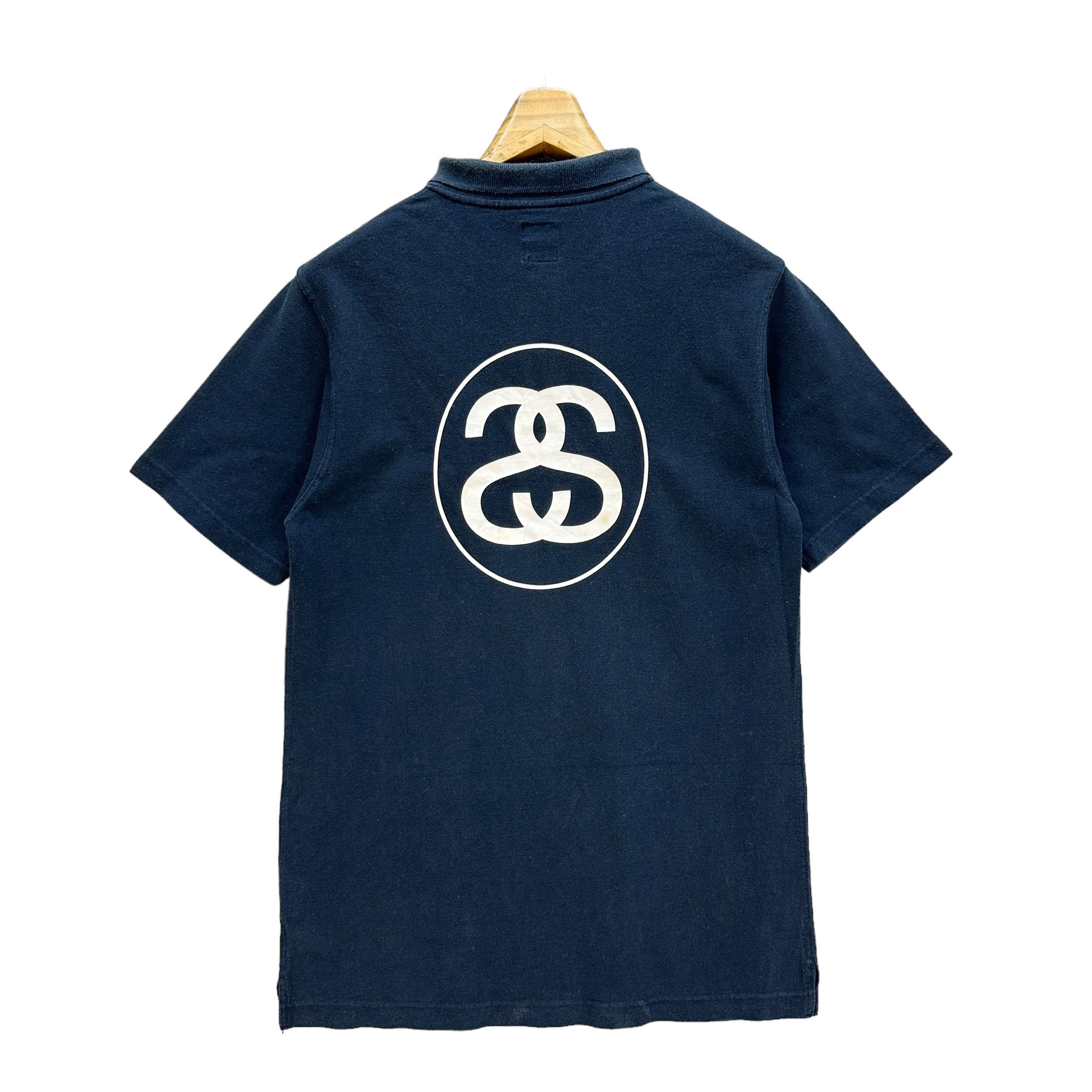 Stussy Stussy orange S cable knit polo shirt | Grailed