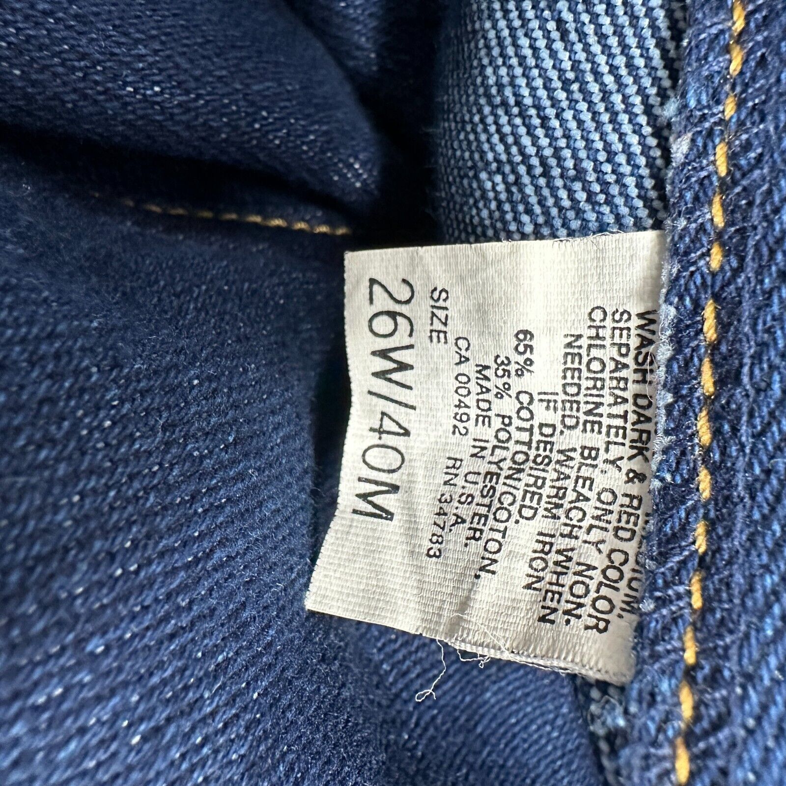 Lee Vintage Lee Riders Jeans 40 Blue Denim USA 80s Union Pants Size US 40 / EU 56 - 9 Thumbnail