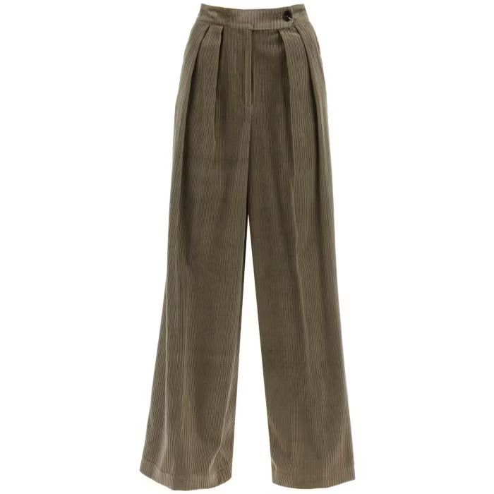 パンツ Dries Van Noten Corduroy Pants DRIES VAN NOTEN DRIES VAN NOTEN BROWN PRELL TROUSERS