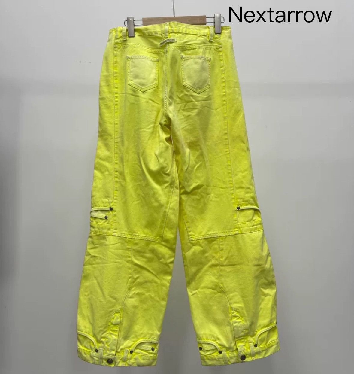 Jean Paul Gaultier Jean Paul Gaultier Inverted of Lemon Yellow Jeans Size US 30 / EU 46 - 2 Thumbnail