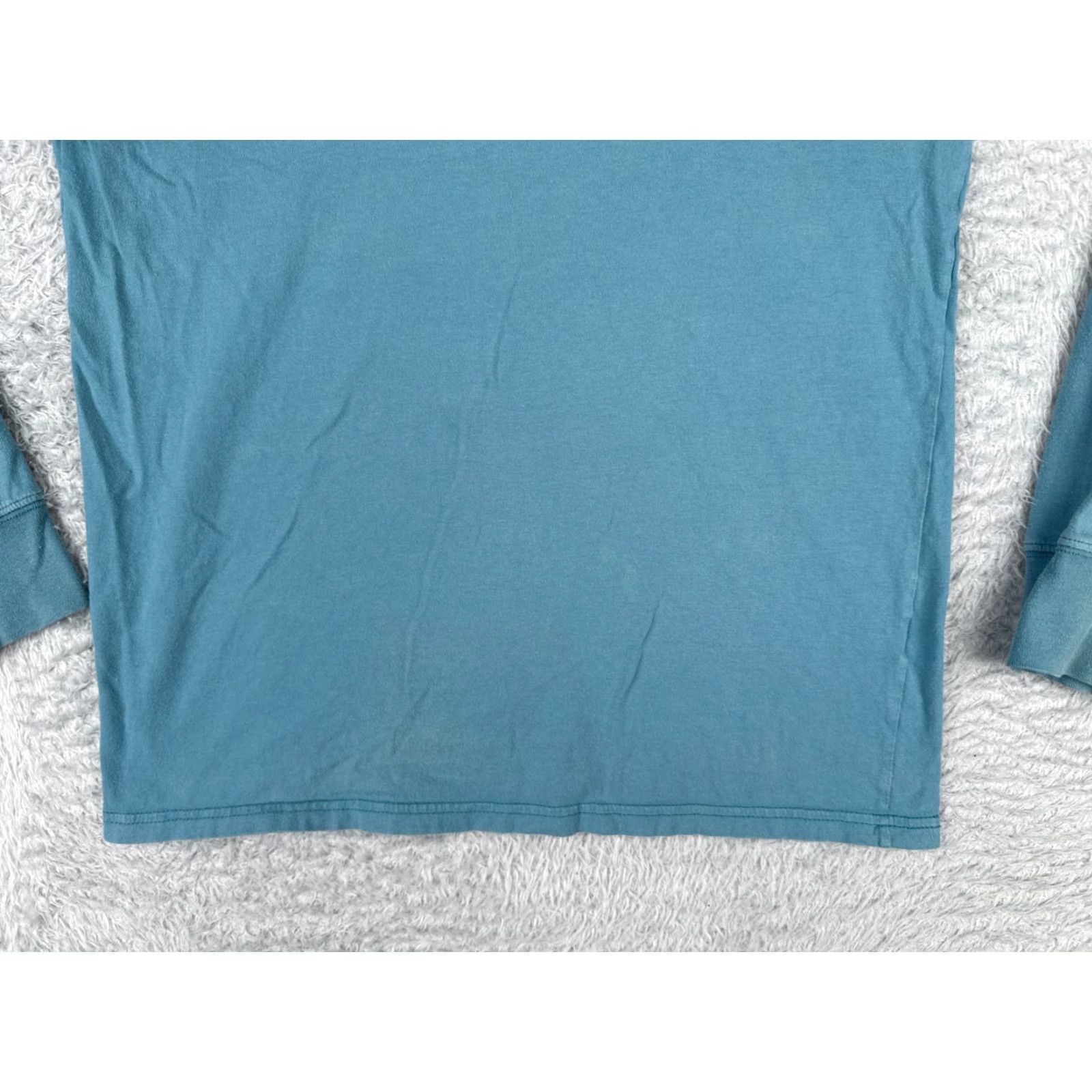 The North Face The North Face Shirt Men Small Blue Long Sleeve Crew Neck 100% Cotton Hike Size US S / EU 44-46 / 1 - 5 Thumbnail