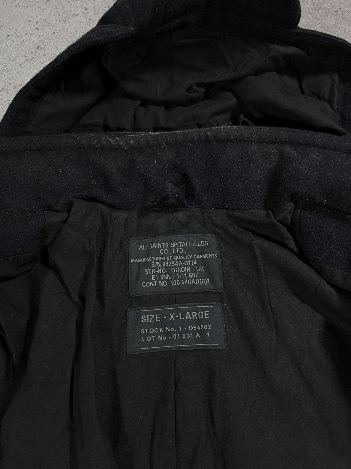 All Vintage saints Nova duffle coat