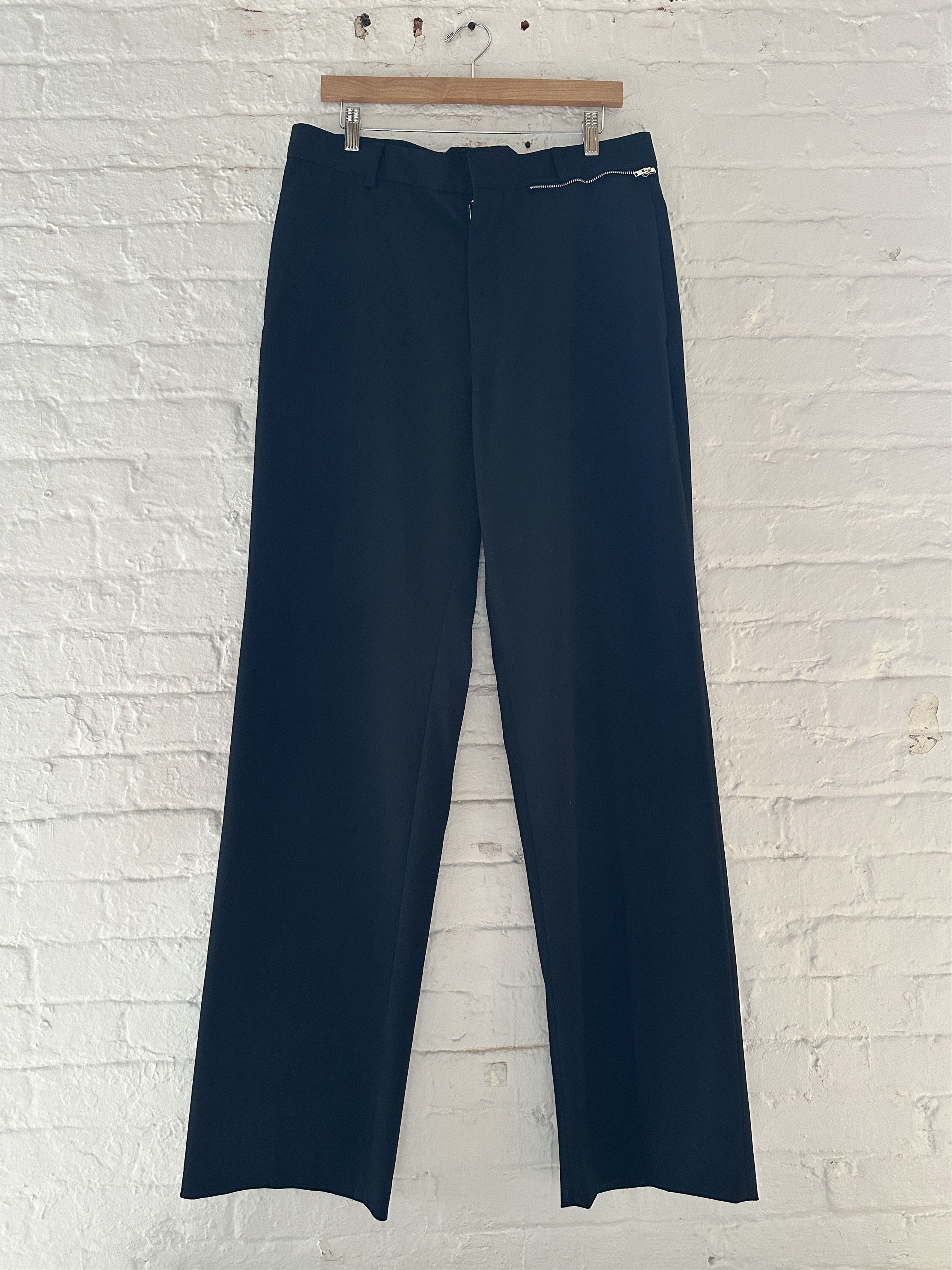 Maison Margiela Maison Margiela Wide Leg Wool Trousers Size US 34 / EU 50 - 1 Thumbnail