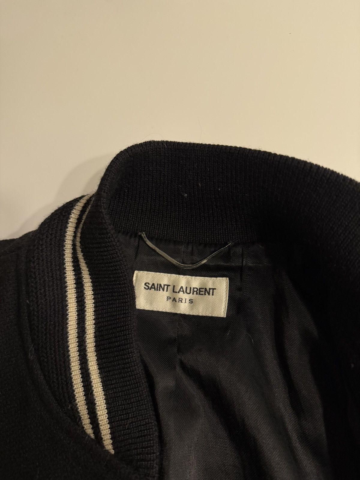 Saint Laurent Paris 2017 Saint Laurent Teddy Bomber Size US S / EU 44-46 / 1 - 3 Thumbnail