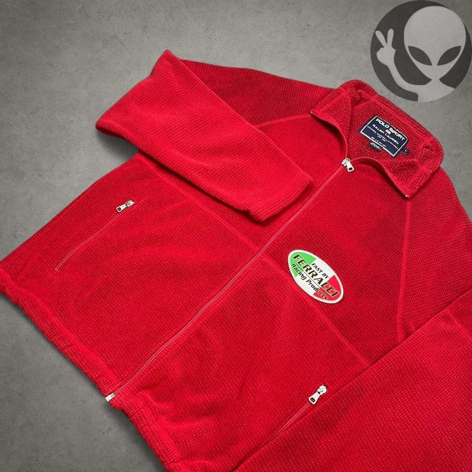 Other Vintage Polo Sport Fast By Ferracci Fleece Jacket L Size US L / EU 52-54 / 3 - 3 Thumbnail