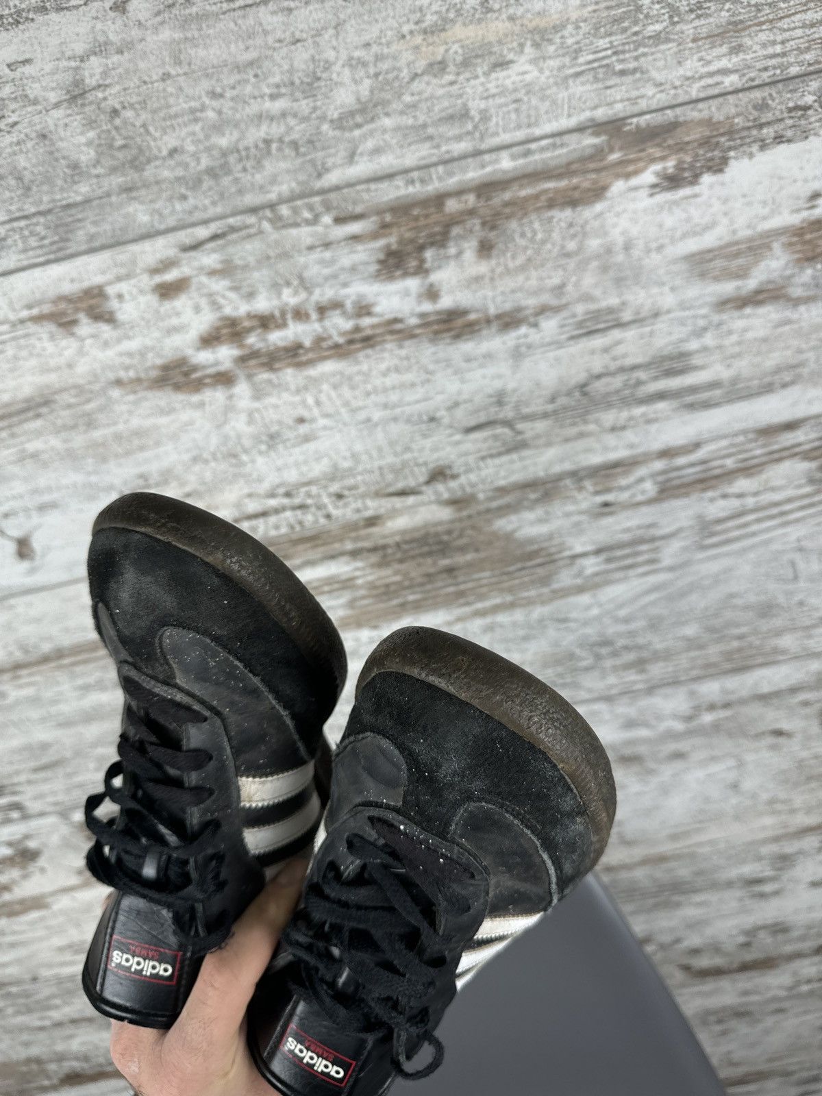 Adidas × Vintage Mens Vintage Adidas Samba distressed sneakers y2k rare drill Size US 8 / EU 41 - 14 Thumbnail
