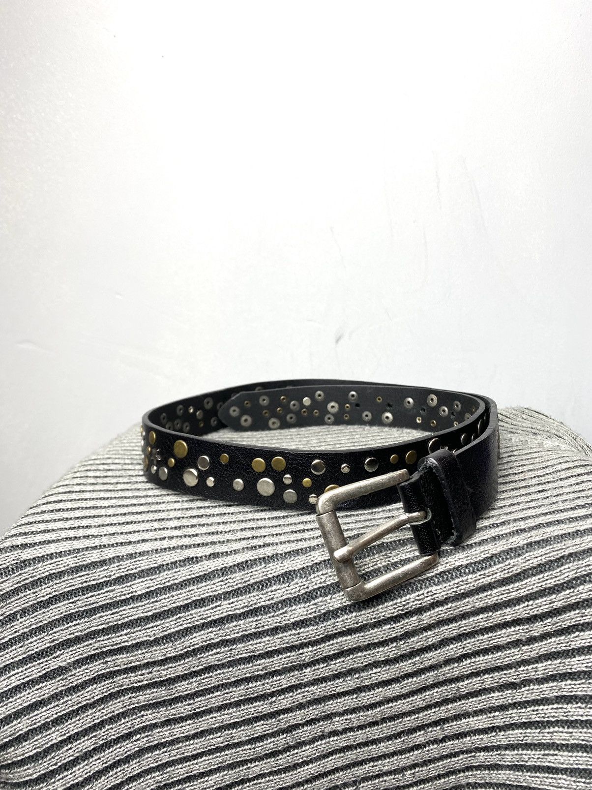 Japanese Brand Vintage Crazy Metal Belt Drip Japanese Hype bb Simon Size ONE SIZE - 2 Thumbnail