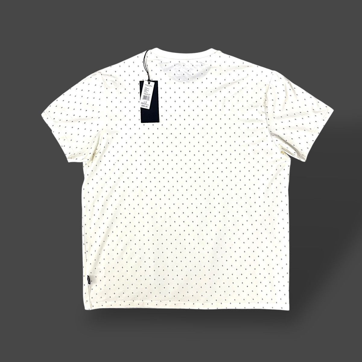 Kenneth Cole Kenneth Cole Men’s Printed Off-White Crew NeckT-Shirt Sz L Size US L / EU 52-54 / 3 - 7 Thumbnail