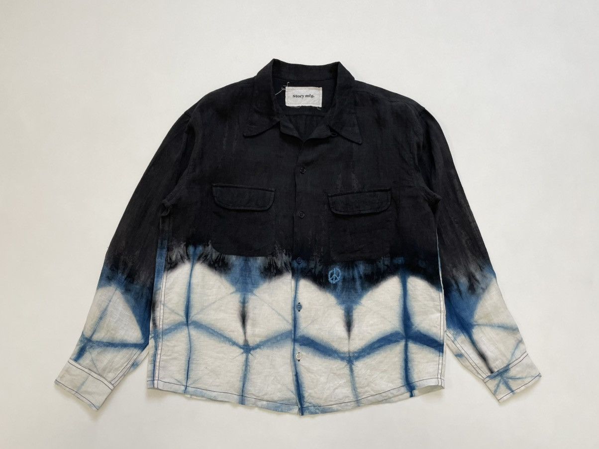 Story Mfg. ‘Peace Tie Dye’ Print Long Sleeve Shirt Size US L / EU 52-54 / 3 - 21 Thumbnail