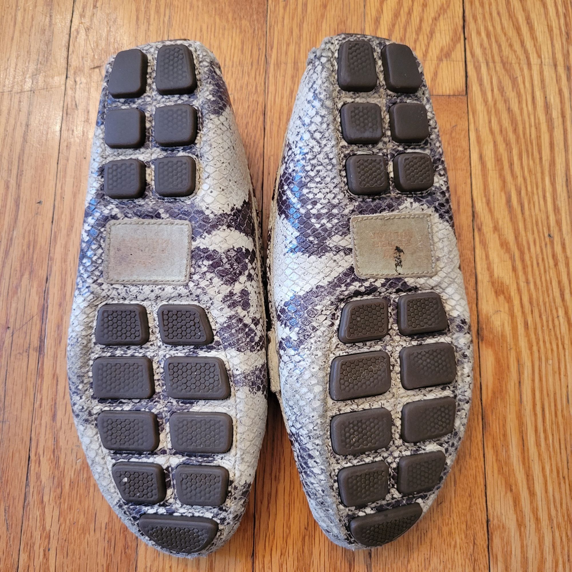 Peter Millar Peter Millar Snakeprint Moccasin Loafers 6M Leather Casual S Size US 6 / IT 36 - 3 Thumbnail