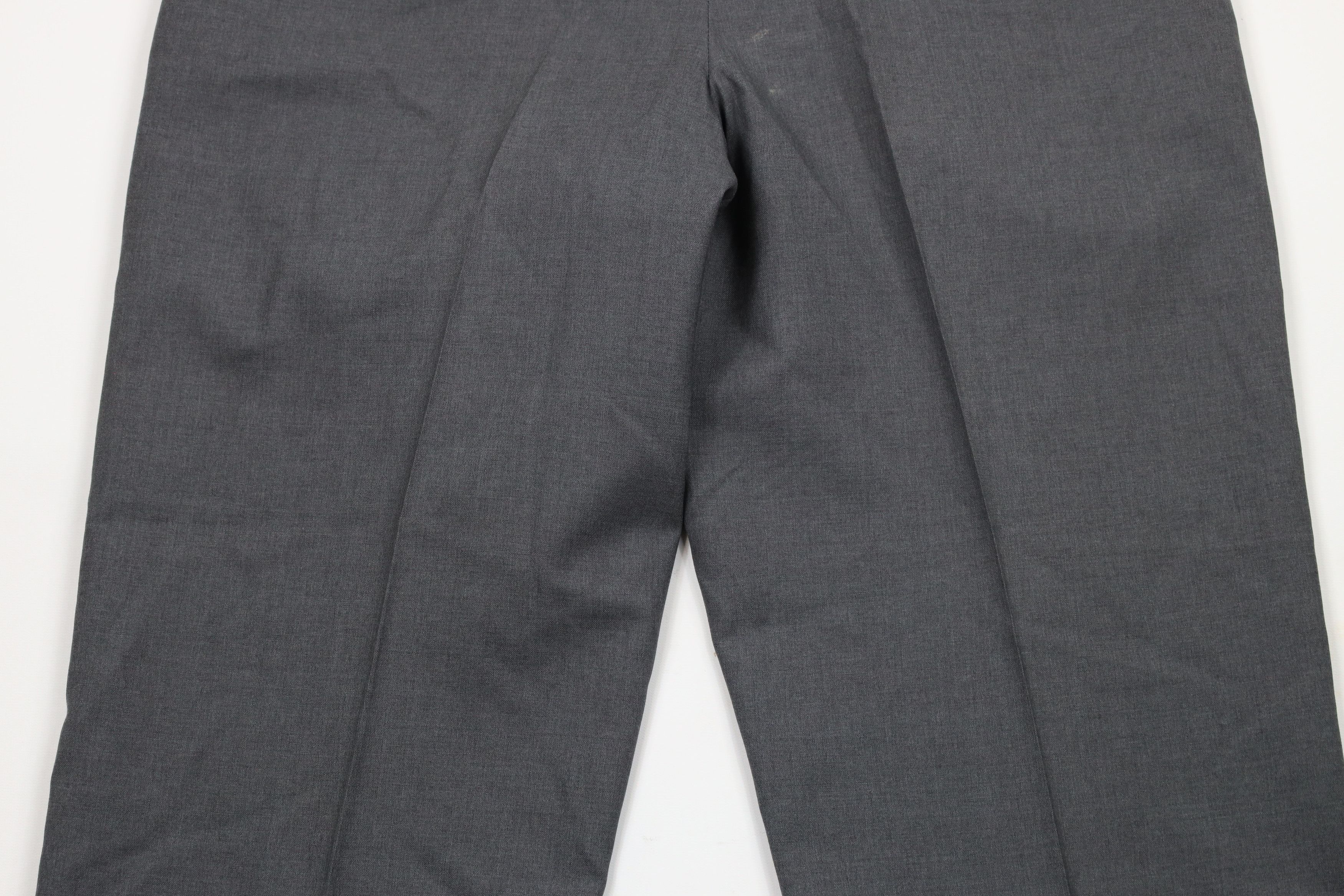 Vintage Vintage 70s Streetwear Cuffed Wide Leg Chino Pants Gray Size US 34 / EU 50 - 12 Thumbnail