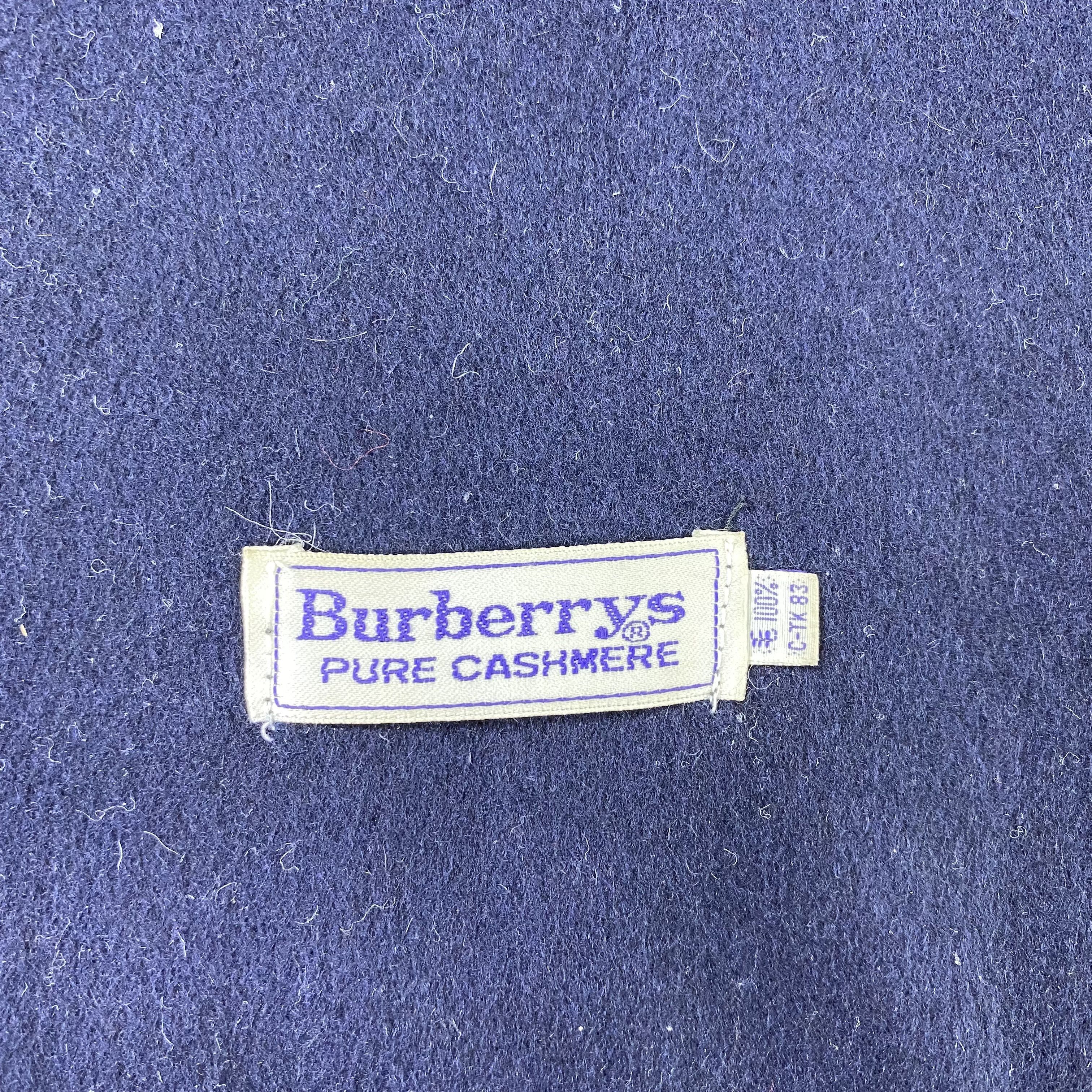 Burberry Vintage Burberry Cashmere Scarf / Muffler / Neckwear-K057 Size ONE SIZE - 6 Thumbnail