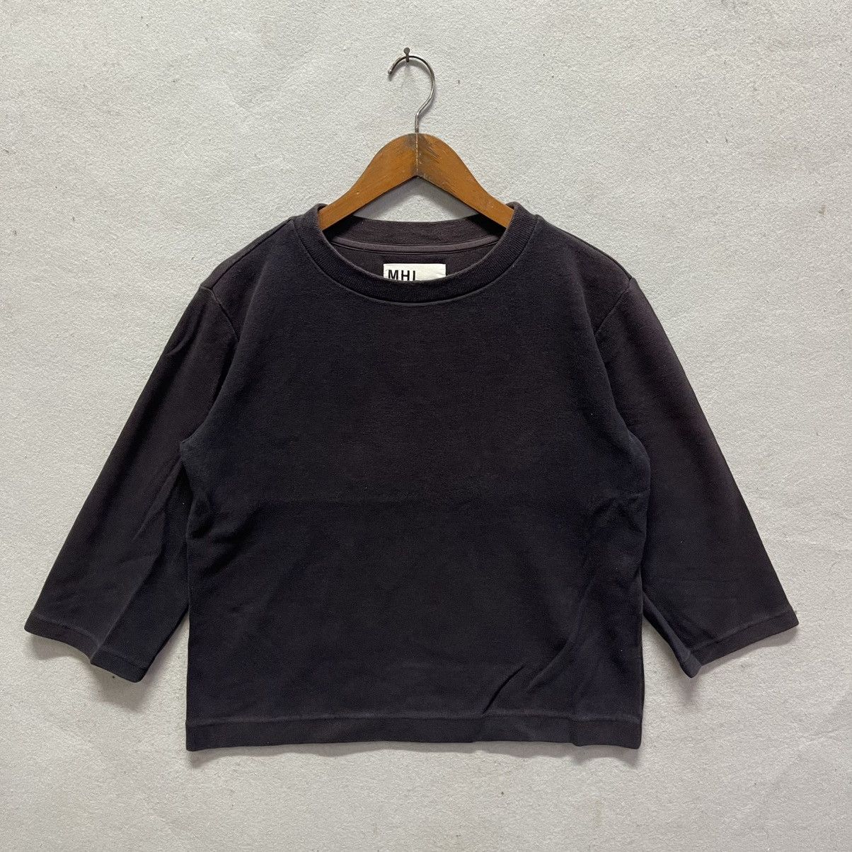 Margaret Howell MHL. Margaret Howell Cropped Sweatshirt – Made in Japan Size M / US 6-8 / IT 42-44 - 1 Thumbnail