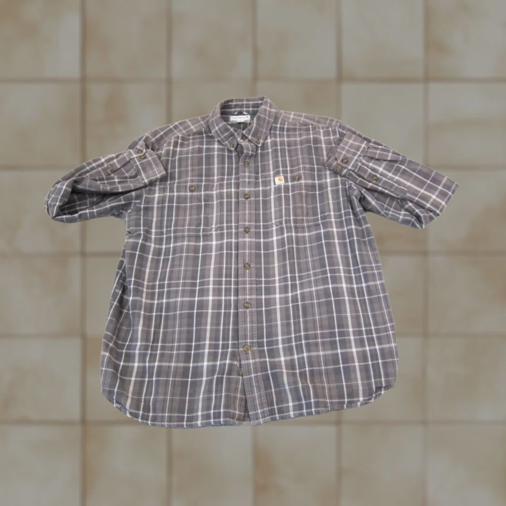 Carhartt Carhartt Shirt XL Mens Flannel Workwear Cotton Button Up Size US XL / EU 56 / 4 - 1 Thumbnail