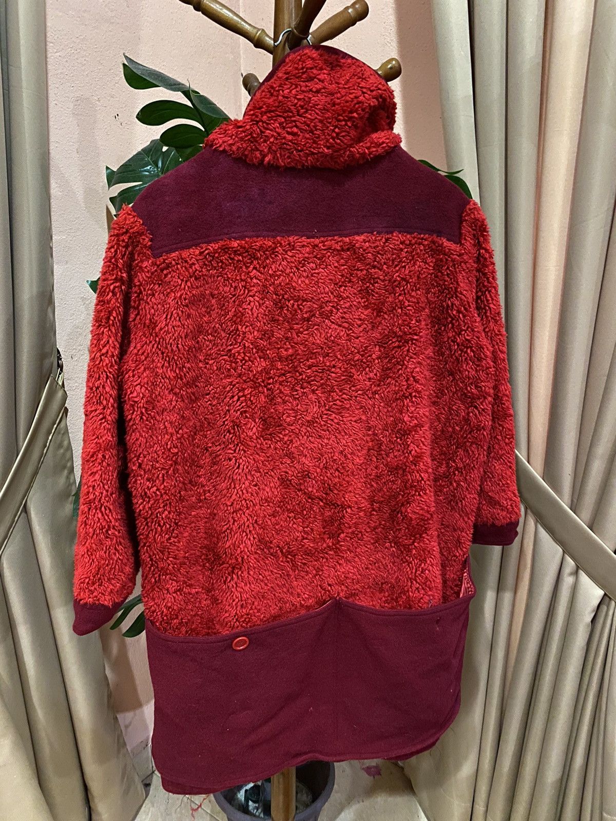 Other Beene Bag Vintage Red Wool and Fleece Jacket – Bold Cozy Size US M / EU 48-50 / 2 - 7 Thumbnail