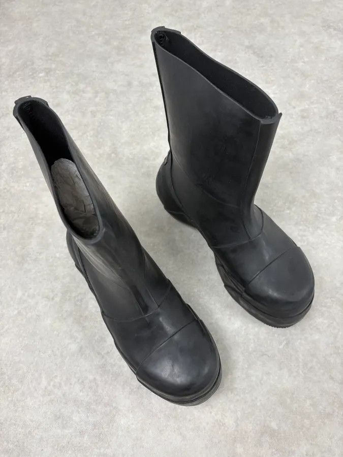 Givenchy Givenchy Rubber Ankle Black Rain Boots Size US 7 / EU 40 - 4 Thumbnail