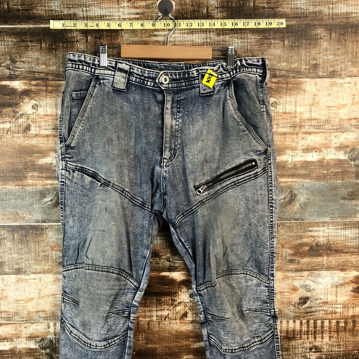 Japanese Brand Japanese Brand vintage Blue Denim Joggers Pants #A2128 Size US 34 / EU 50 - 4 Thumbnail