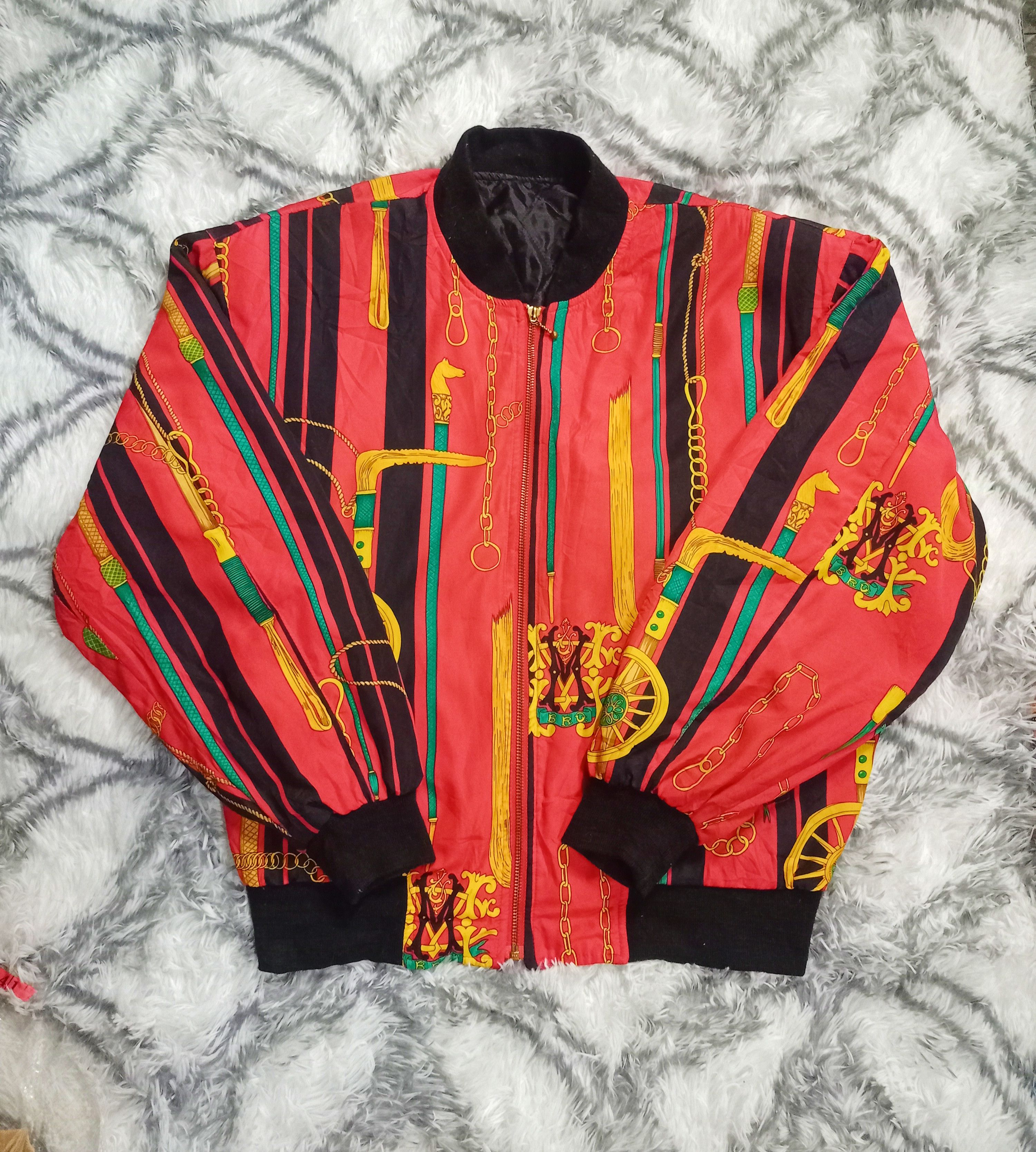 Japanese Brand VINTAGE 🔥 LES ZA ZOUS BOMBERS JACKET Size US M / EU 48-50 / 2 - 1 Thumbnail