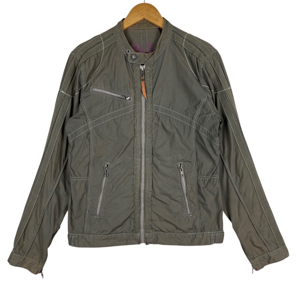 BAL 🔥 Ball Zip Up Rider Moto Jacket Size US M / EU 48-50 / 2 - 2 Thumbnail