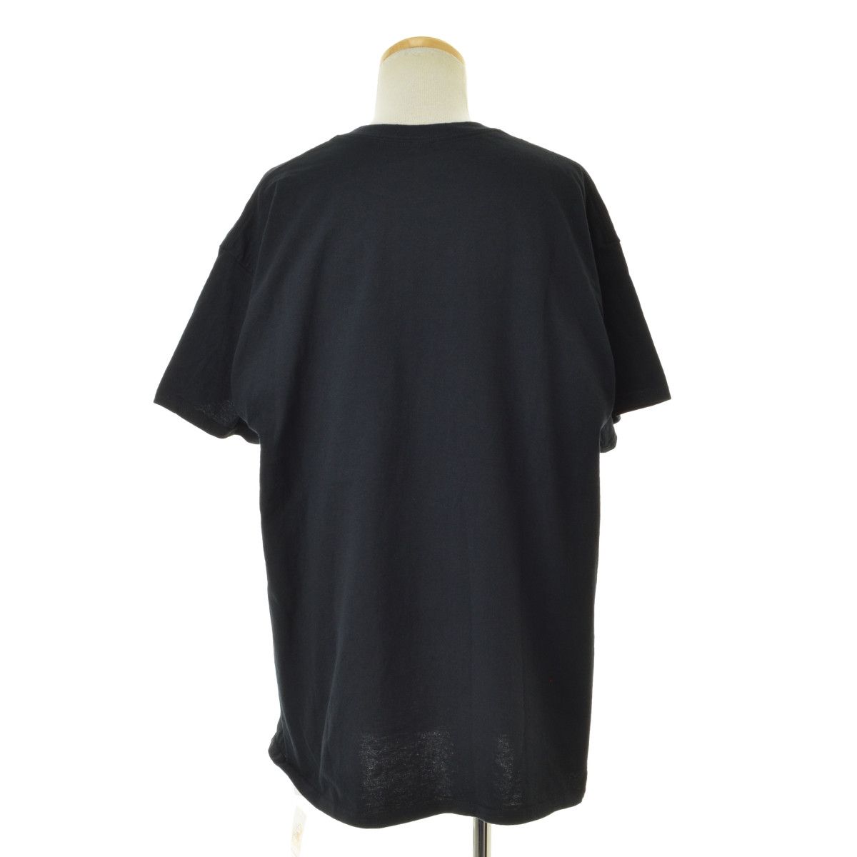 T-Shirts Short sleeve Logo Printed Crew Neck Cotton Black