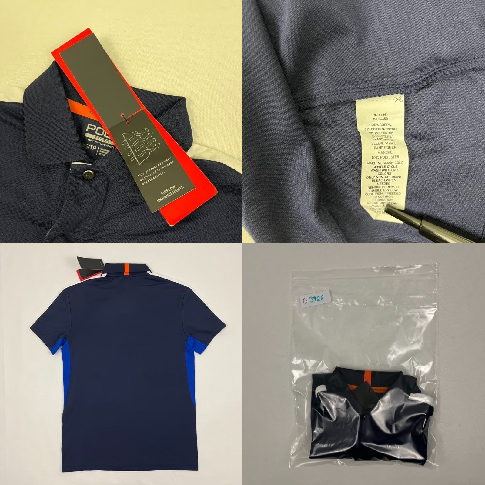 Polo Ralph Lauren Ralph Lauren Sport Polo Shirt Adult Men XS Blue NEW Performance Golf Preppy Size US XS / EU 42 / 0 - 8 Thumbnail