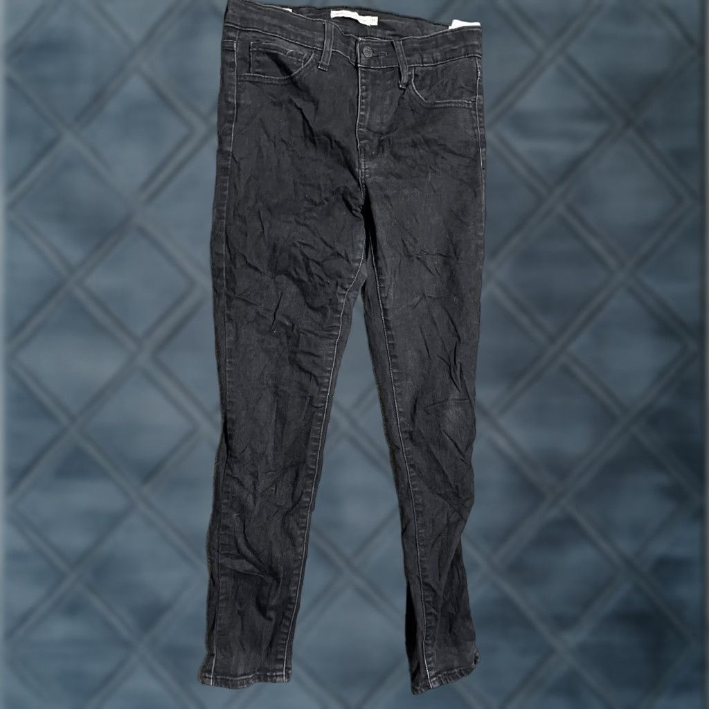 Levi's Levi's Jeans 720 Premium Super Skinny Men's 27x28 Black Denim Hipster Size US 27 - 1 Thumbnail