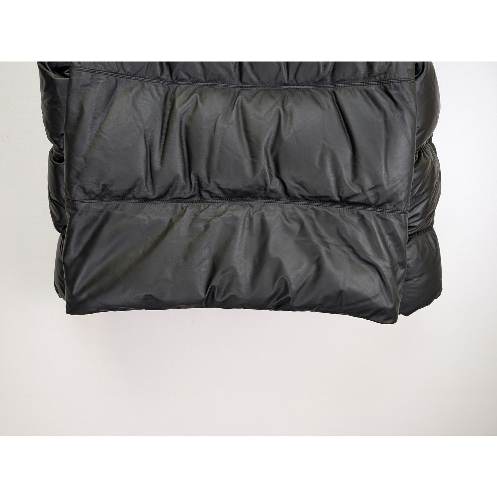 Moncler o1rshd1 Leather Down Jacket in Black Size US XL / EU 56 / 4 - 15 Thumbnail