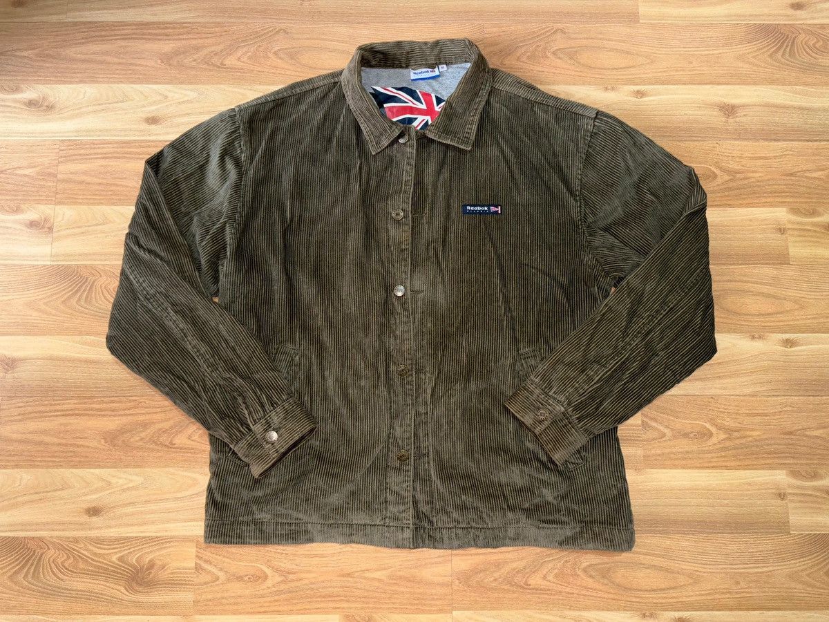 Reebok Vintage x Reebok Classic corduroy Overshirt Size US XL / EU 56 / 4 - 4 Thumbnail