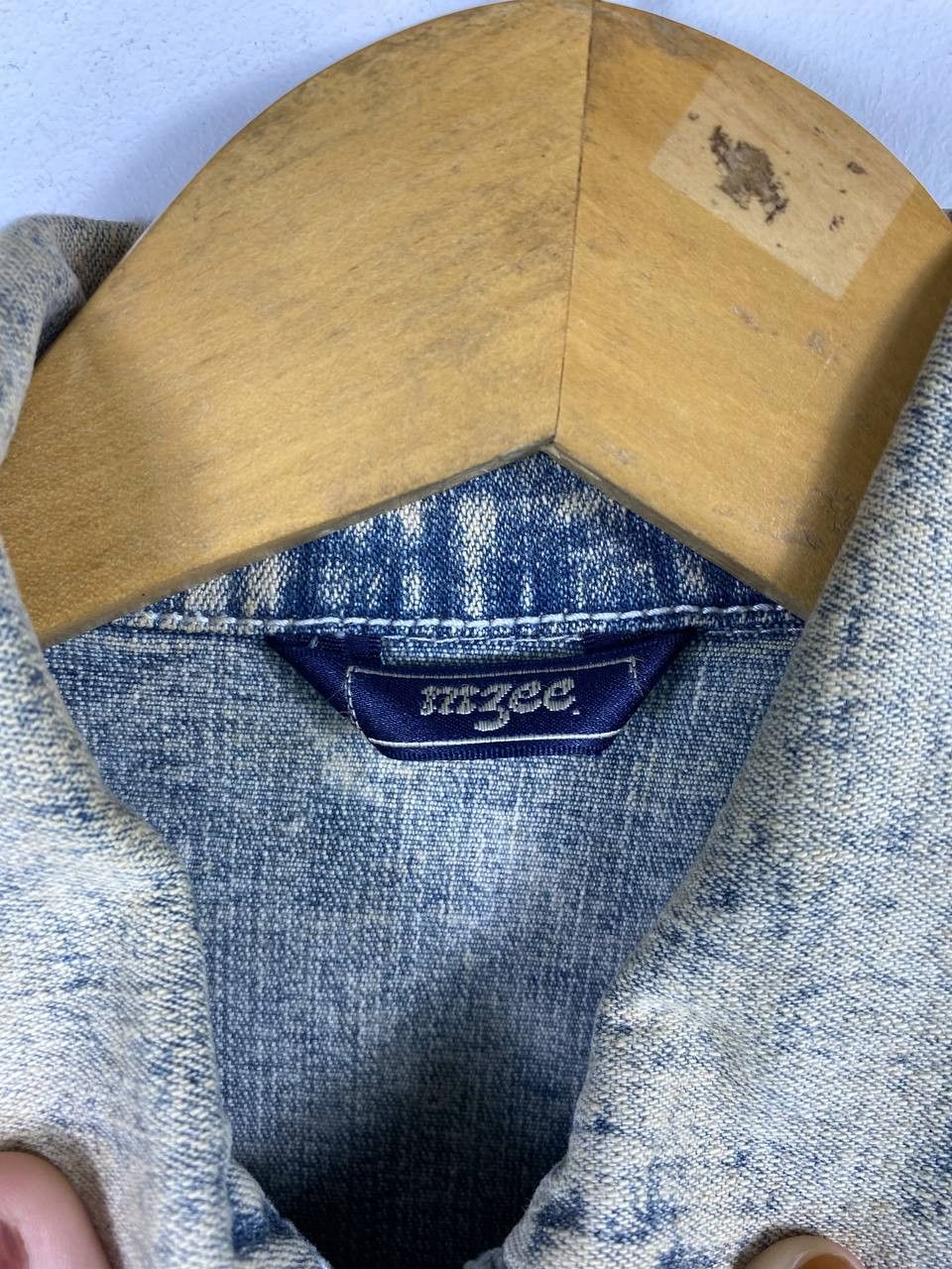 Japanese Brand japanese brand acid wash denim jacket nice design Size M / US 6-8 / IT 42-44 - 2 Thumbnail
