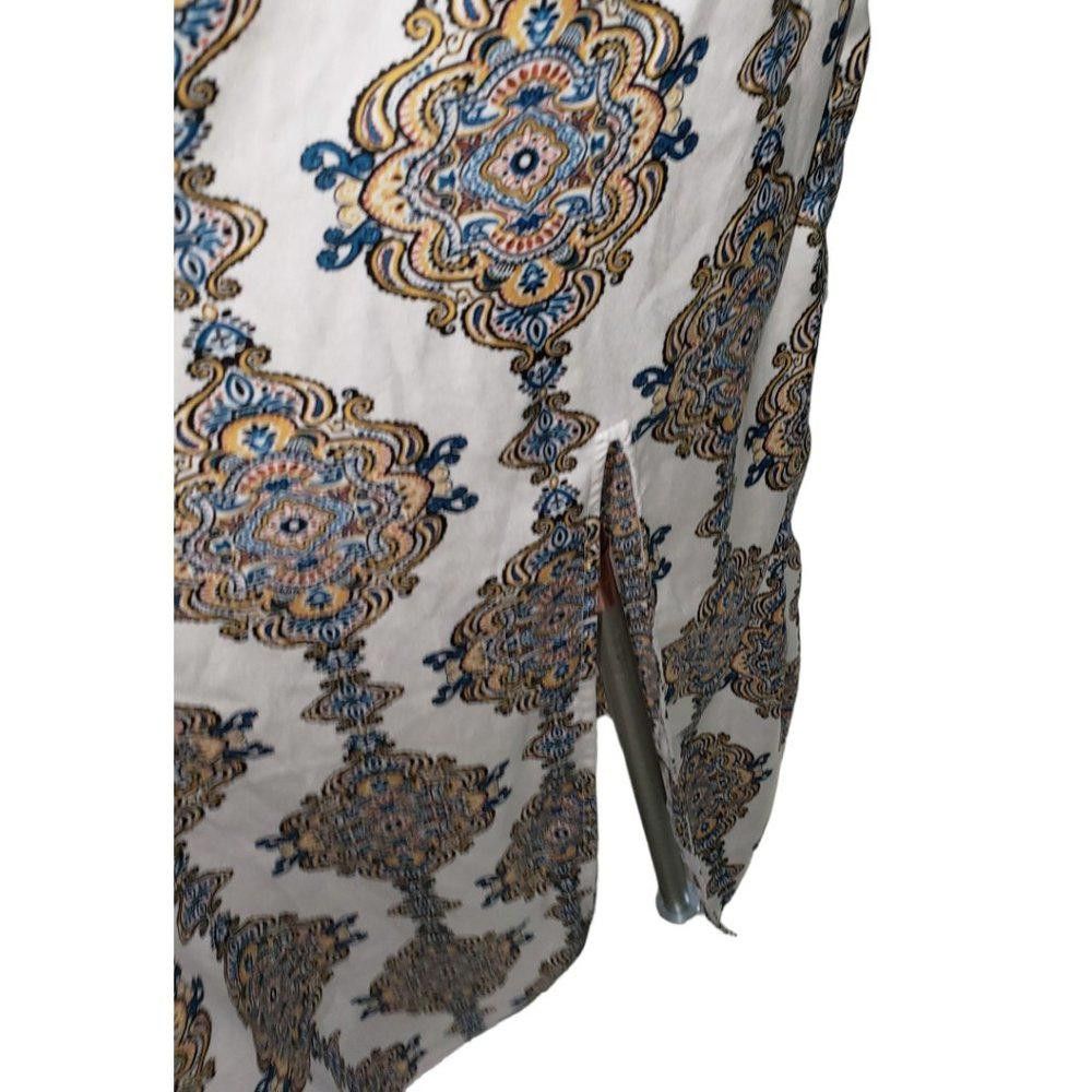 H&M CT501 H & M Paisley Print Ladies Maxi Skirt with Split M Size 32" / US 10 / IT 46 - 3 Thumbnail