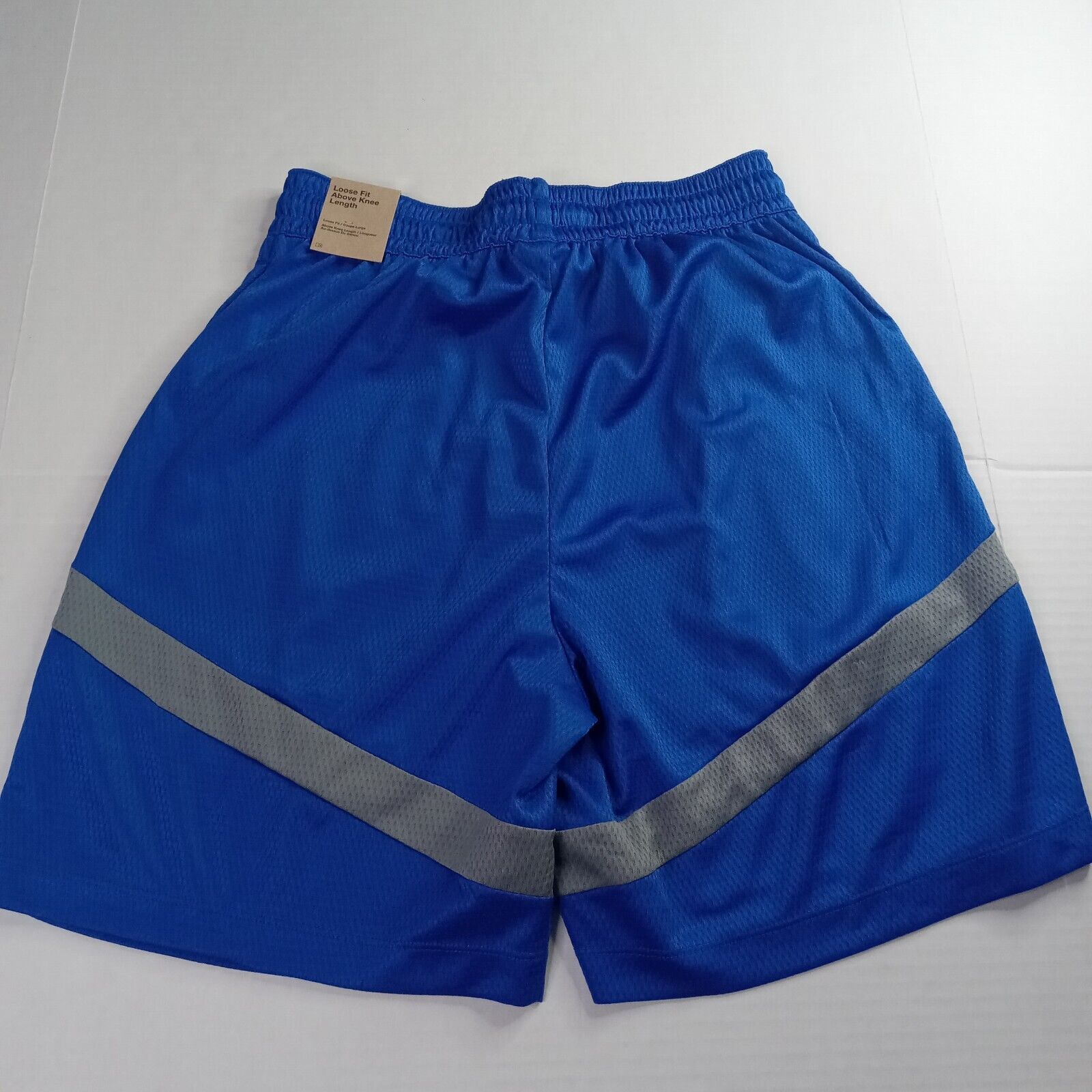 Nike Men's Nike Loose Fit Basketball Shorts Size M Blue Gray Size US 28 / EU 44 - 7 Thumbnail