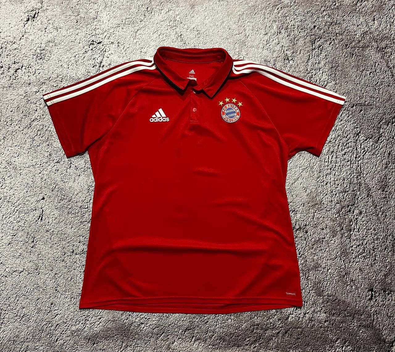 Adidas Bayern Munich Football Shirt Polo Training Adidas Size US XXL / EU 58 / 5 - 1 Thumbnail