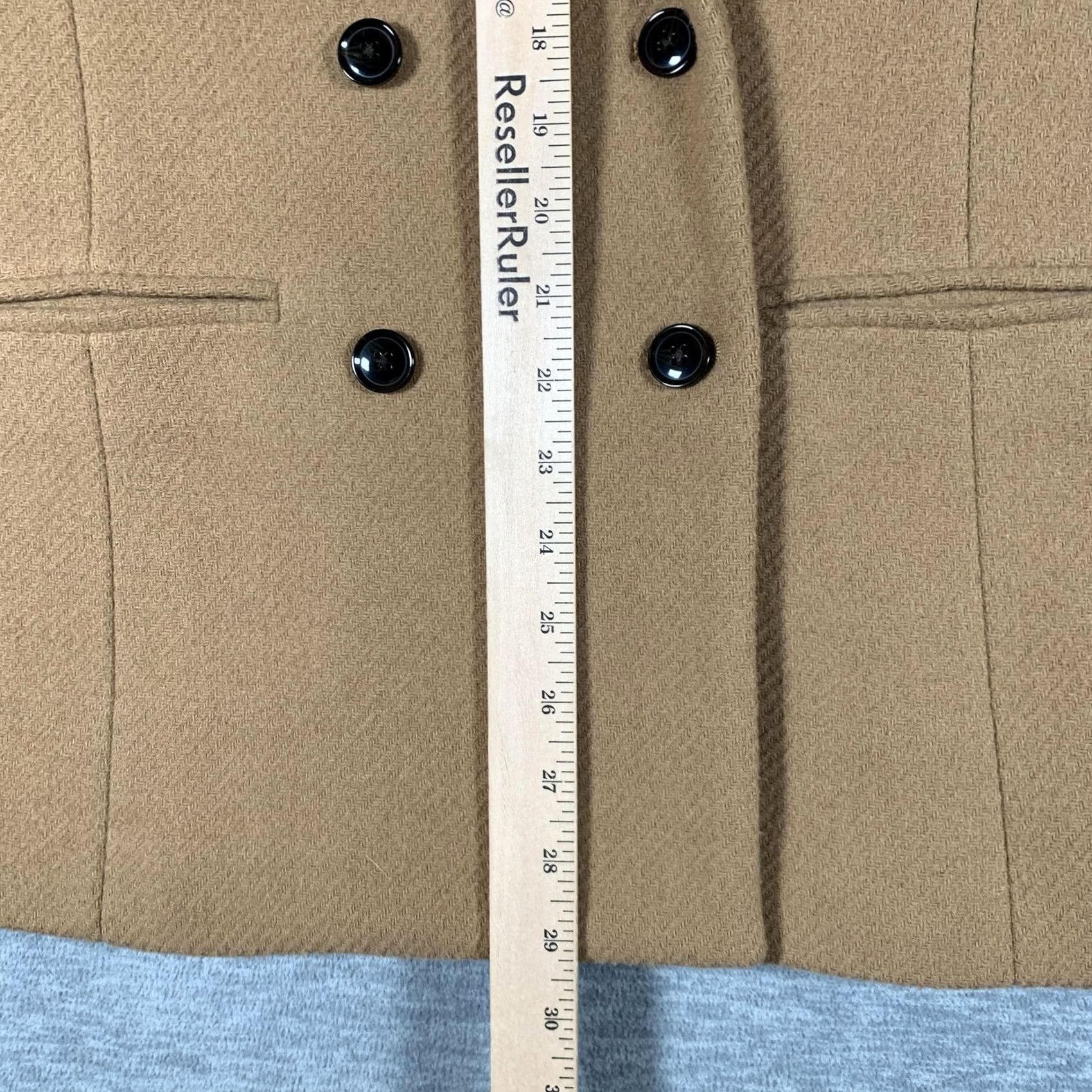Banana Republic Banana Republic Blazer Womens 0 Beige Wool Blend Double Breasted Suit Jacket Size XS / US 0-2 / IT 36-38 - 7 Thumbnail