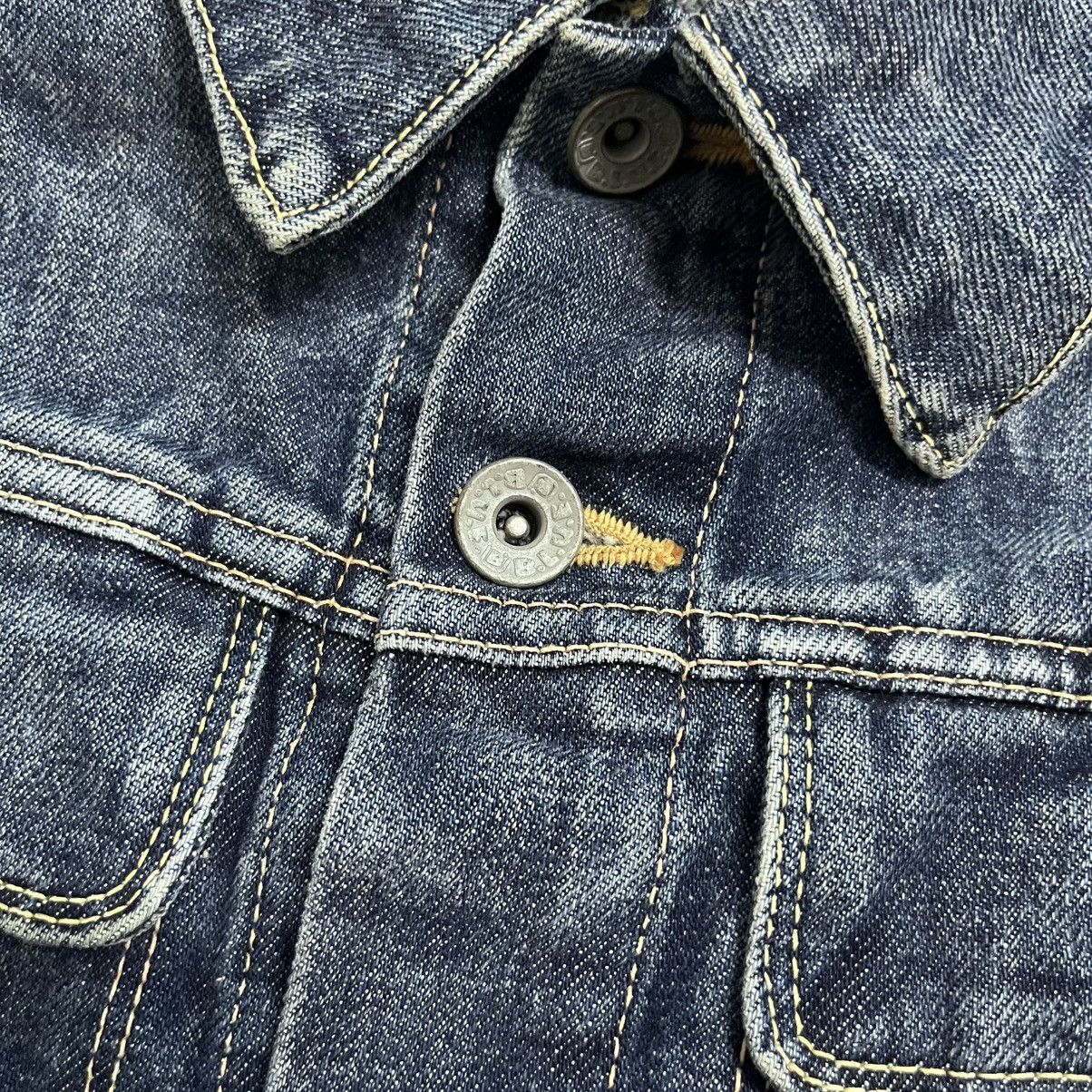 Blue Blue Japan Authentic Blue Blue Japan Distressed Denim Jacket Size US XS / EU 42 / 0 - 4 Thumbnail