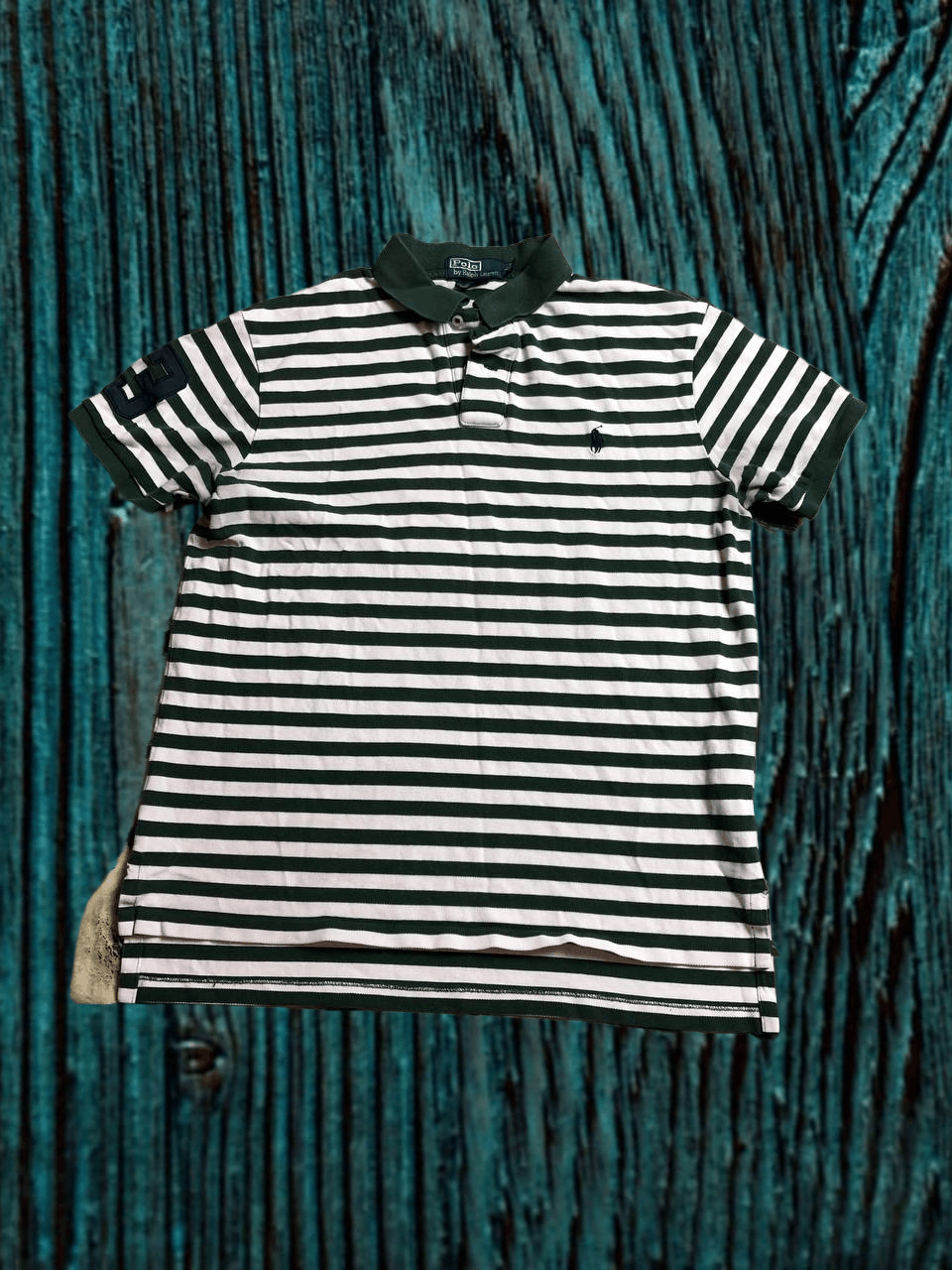 Polo Ralph Lauren polo ralph lauren striped rugby shirt custom fit POLO Size US L / EU 52-54 / 3 - 1 Thumbnail