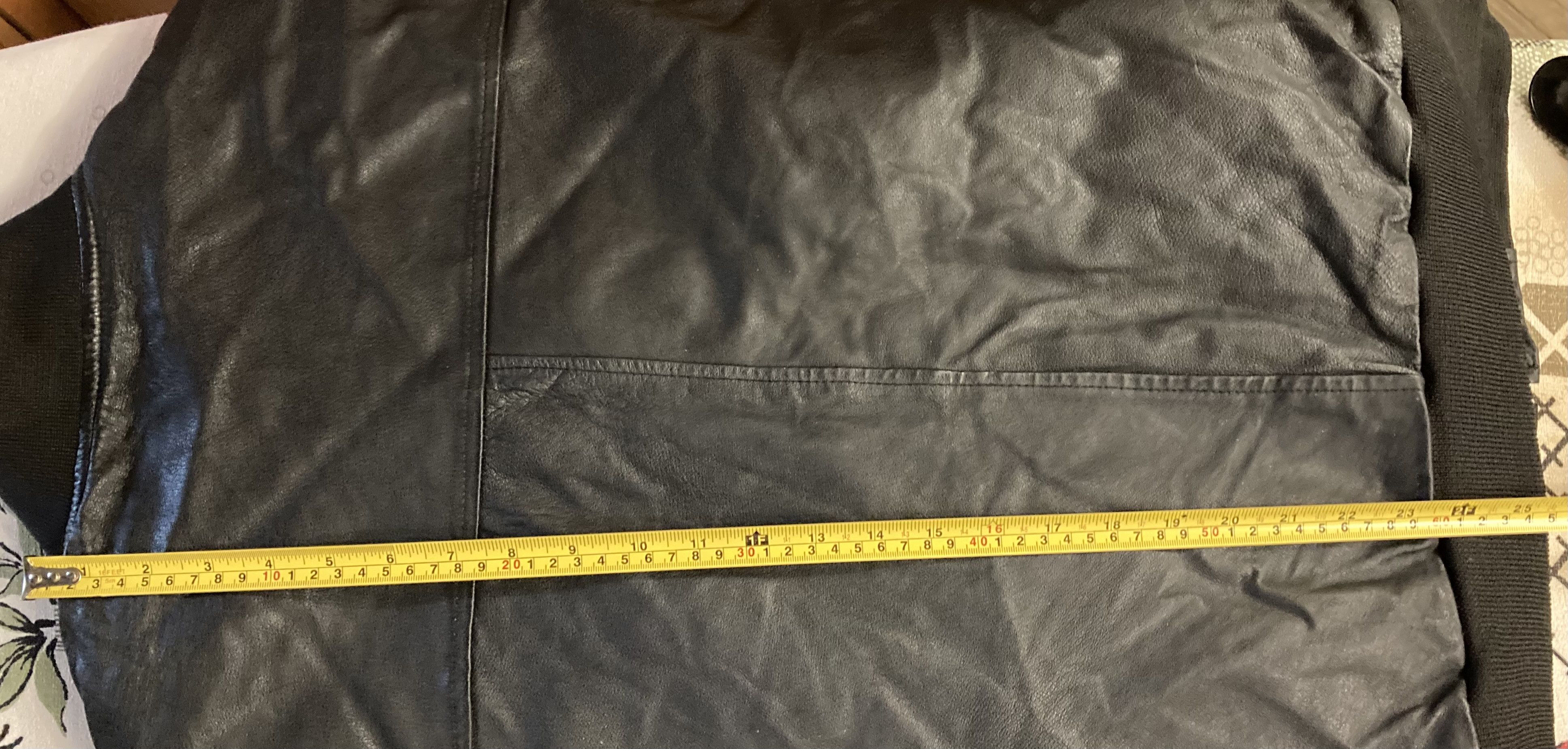 Cosa Nova Vintage Rare CosaNova Men MA-1 Leather Flight Bomber Jacket Size US M / EU 48-50 / 2 - 11 Thumbnail