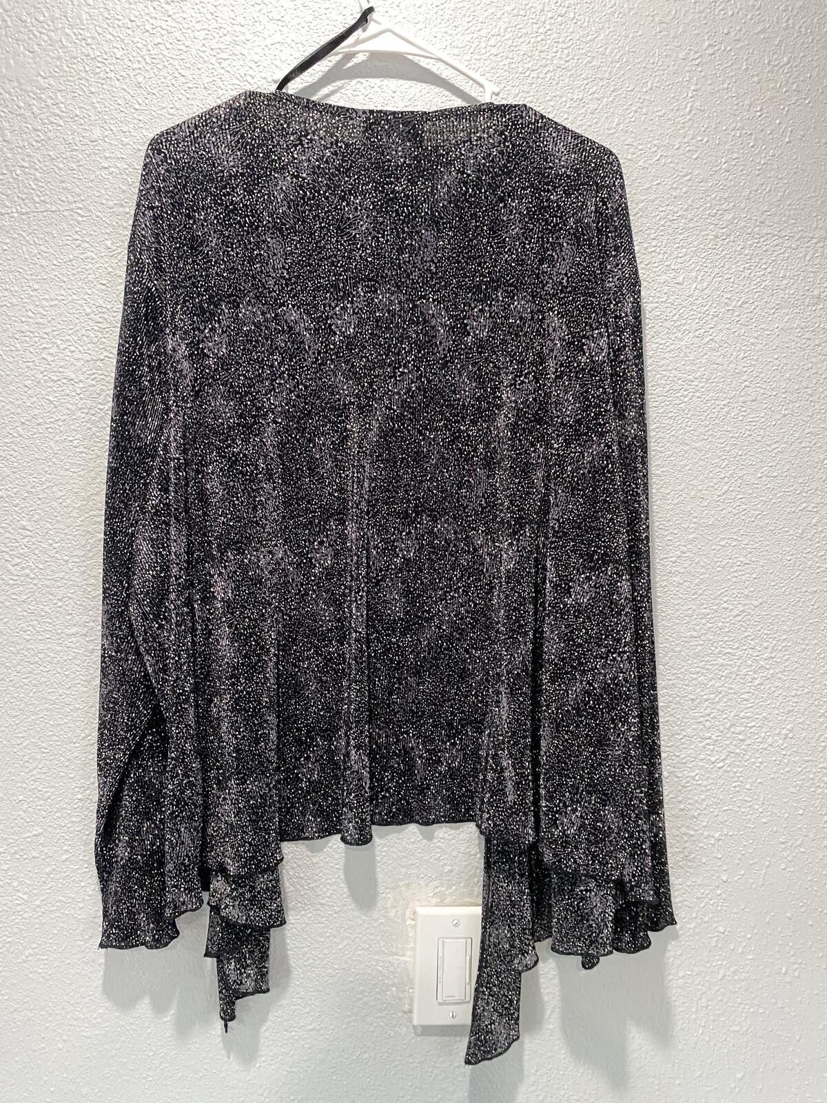 Other Anna Maxwell Black and White 2X Lightweight Open Cardigan Size XXL / US 16-18 / IT 52-54 - 1 Thumbnail