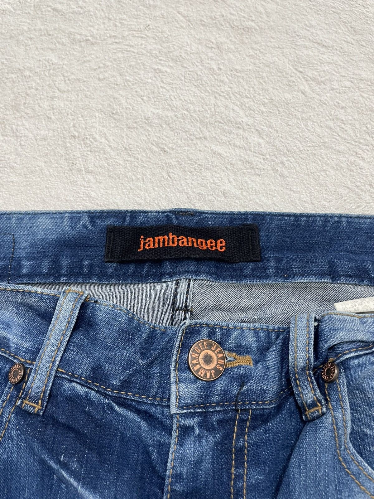 Hysteric Glamour 2000s Acid Wash Denim Distressed Jeans Y2K Size US 31 - 4 Thumbnail