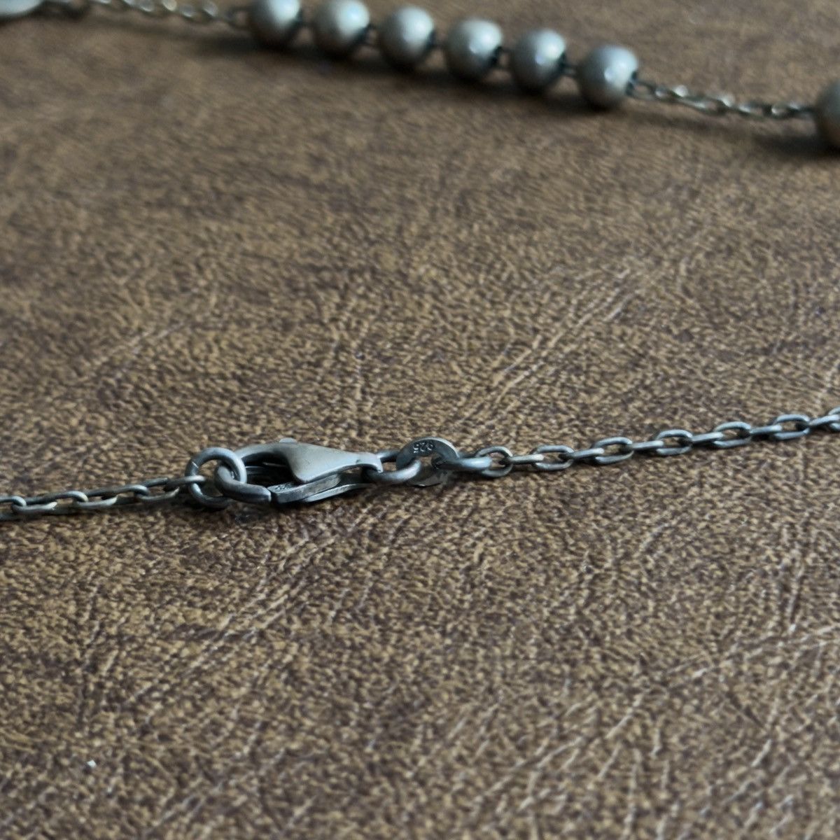 Dolce & Gabbana 925 Silver Cross Rosary Necklace Size ONE SIZE - 4 Thumbnail
