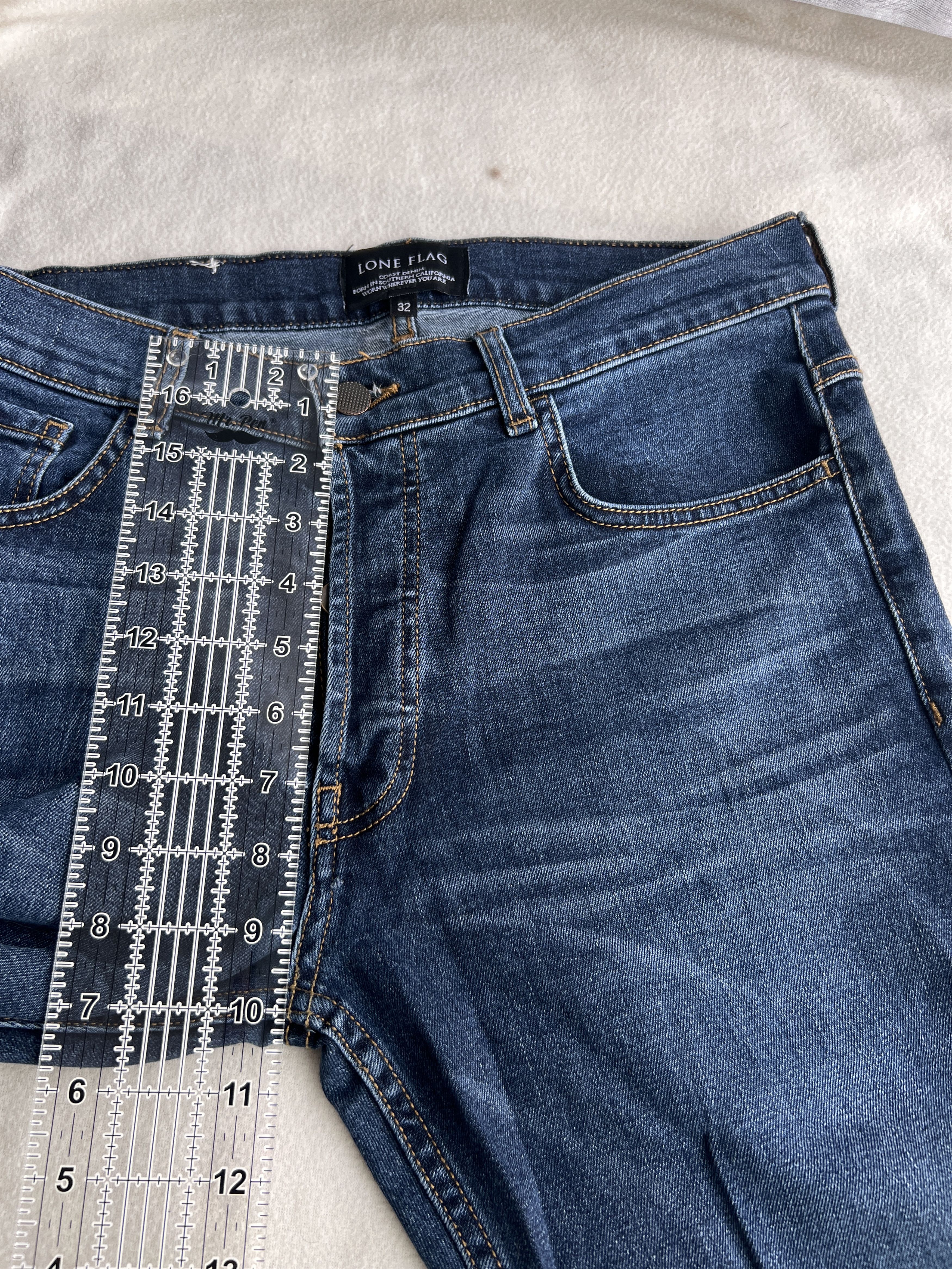 Lone Flag Lone Flag - Slip Taper Raw Hem Denim Size 32 Size US 32 / EU 48 - 5 Thumbnail