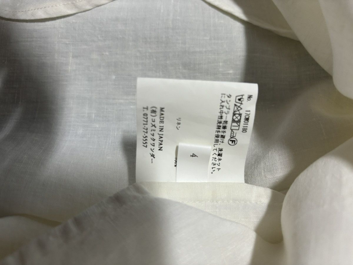 Cosmic Wonder Cosmic Wonder White Linen Shirt Size US M / EU 48-50 / 2 - 3 Thumbnail