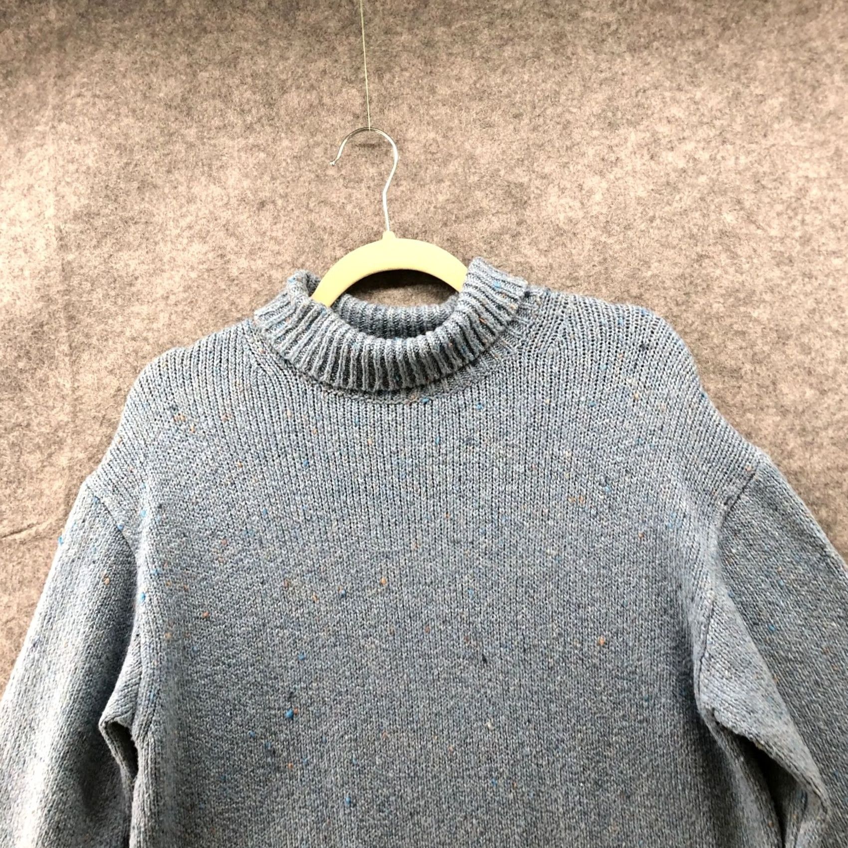 Uniqlo Uniqlo Sweater Womens S Blue High Neck Long Sleeve Oversized Tunic Soft Knit Size S / US 4 / IT 40 - 3 Thumbnail